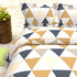 The White moss Cider Luxury Queen Size Bedsheet set with 2 Pillow Covers